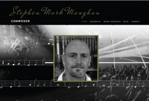 Stephen Mark Maughan Composer Website Design