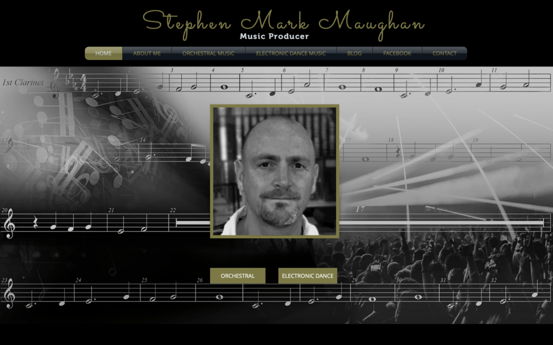 music composer Website design in leicester